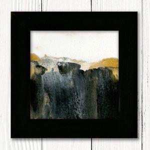 Framed Abstract Painting, by Kathy Morton Stanion - Quietude of Silence 2